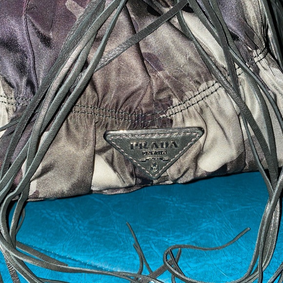 Prada camouflage fringe hobo bag - Picture 12 of 15